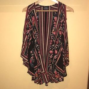 Women's Printed Kimono Cardigan
